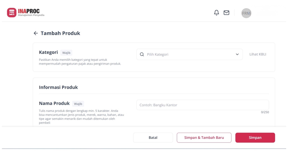 Jasa Upload Produk ke Marketplace atau Toko Online - Jasa Upload Produk INAPROC/E-katalog versi 6