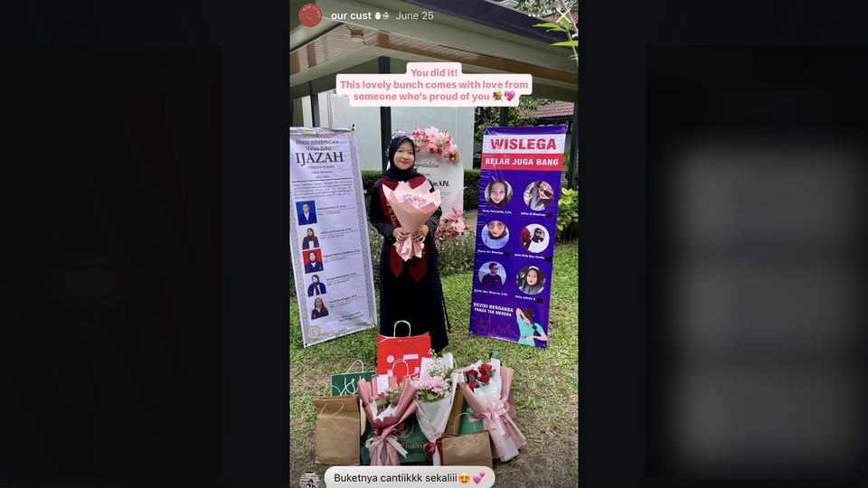 Florist - Buket Bunga Satin Balikpapan - 5