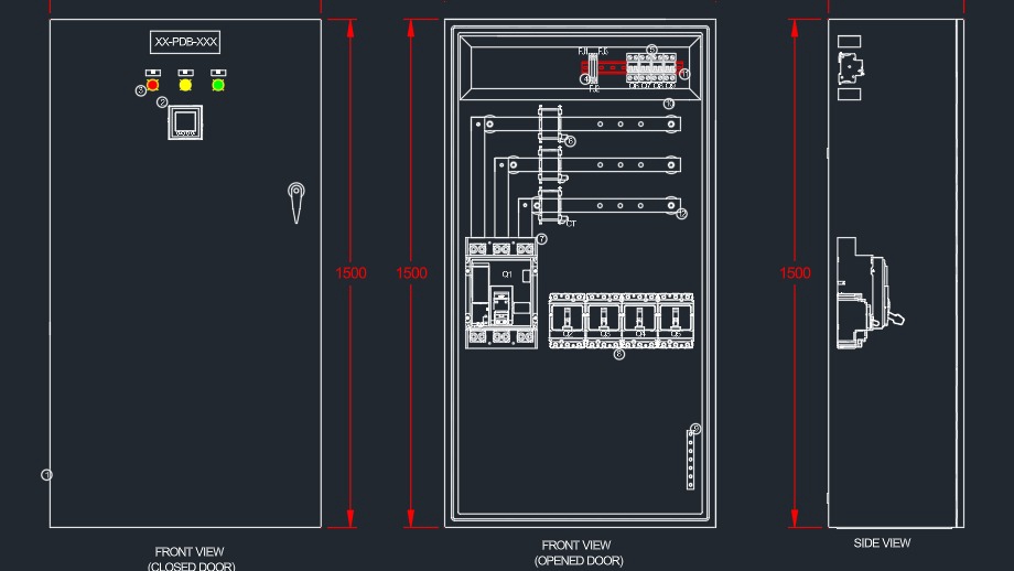 DESIGN DRAWING ELECTRICAL DAN PANEL