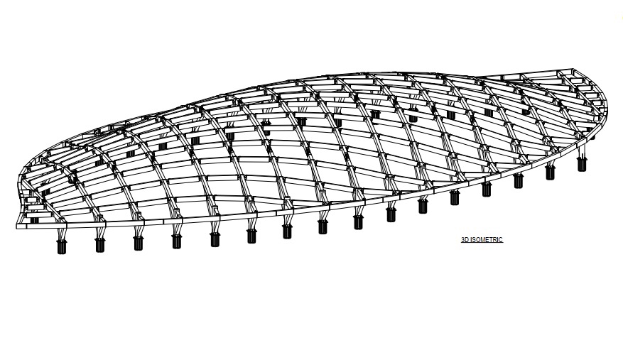 Tekla Drawing steel structure