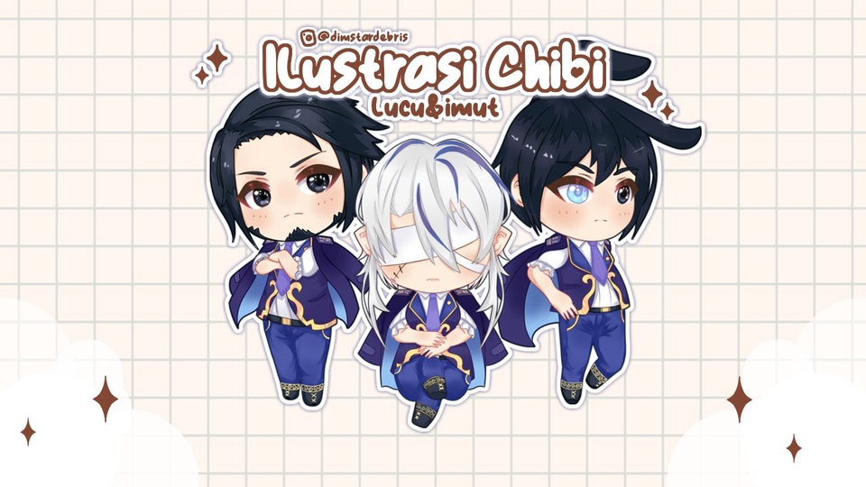 Desain Karakter - 2D Ilustrasi Karakter Chibi Lucu dan Imut - 5
