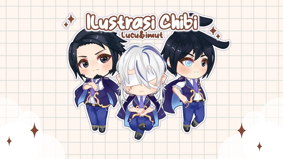 Desain Karakter - 2D Ilustrasi Karakter Chibi Lucu dan Imut - 5