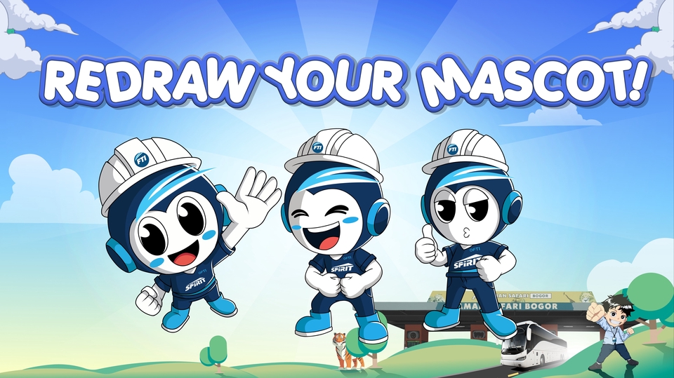 Jasa Pembuatan Karakter VTuber Profesional dan Terpercaya - Desain Redraw Maskot