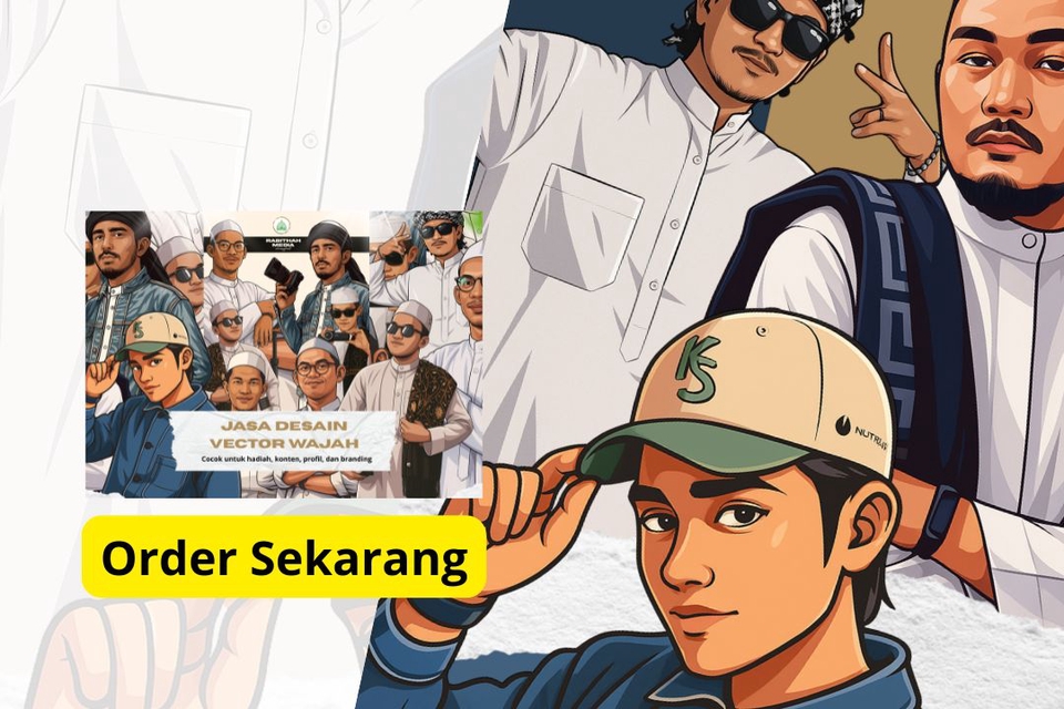 Vektor - CUSTOM VECTOR WAJAH – MULAI 50 RIBU AJA! - 4