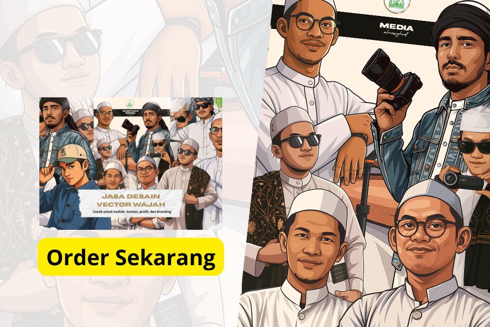 Vektor - CUSTOM VECTOR WAJAH – MULAI 50 RIBU AJA! - 5