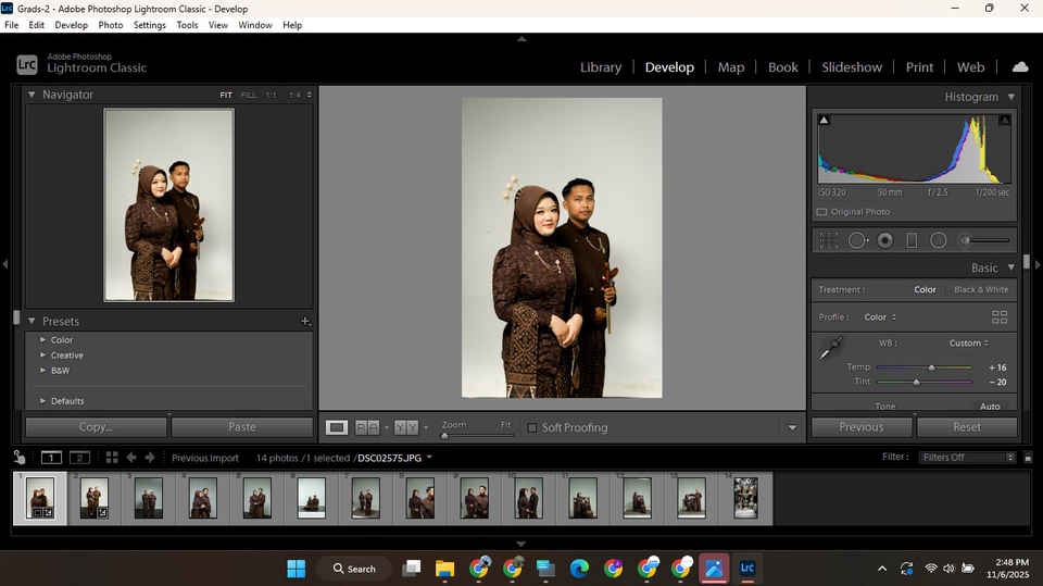 Color grading foto
