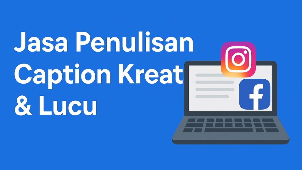Jasa Penulisan & Pembuatan Caption Instagram dan Sosial Media - Jasa Penulisan Caption Kreatif untuk Instagram & Facebook