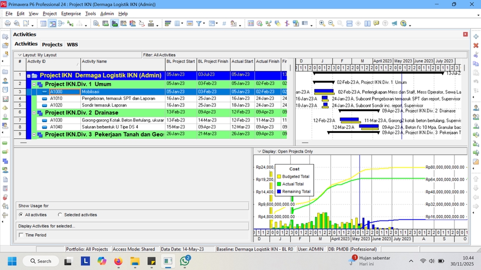 Kursus Online - Training Class Project Scheduling Primavera P6 Professional (Beginner to Intermediate) - 4