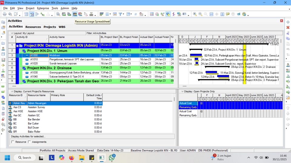 Kursus Online - Training Class Project Scheduling Primavera P6 Professional (Beginner to Intermediate) - 3