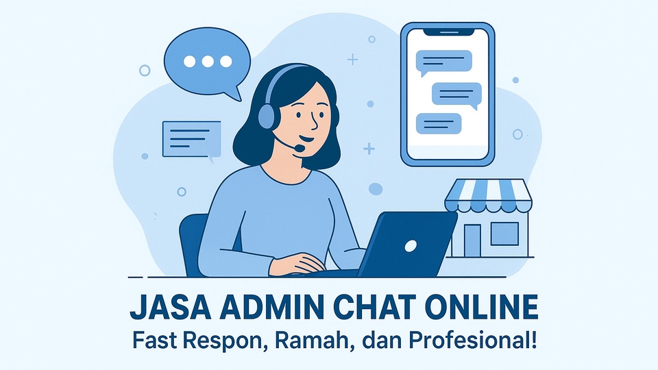 Jasa Admin Website, Media Sosial & Toko Online - Layanan admin chat online