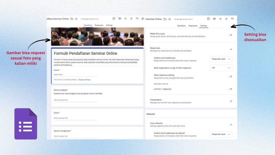 Entri Data - JASA PEMBUATAN GOOGLE FORM - 3