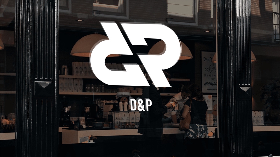 Desain Logo Brand, Mockup