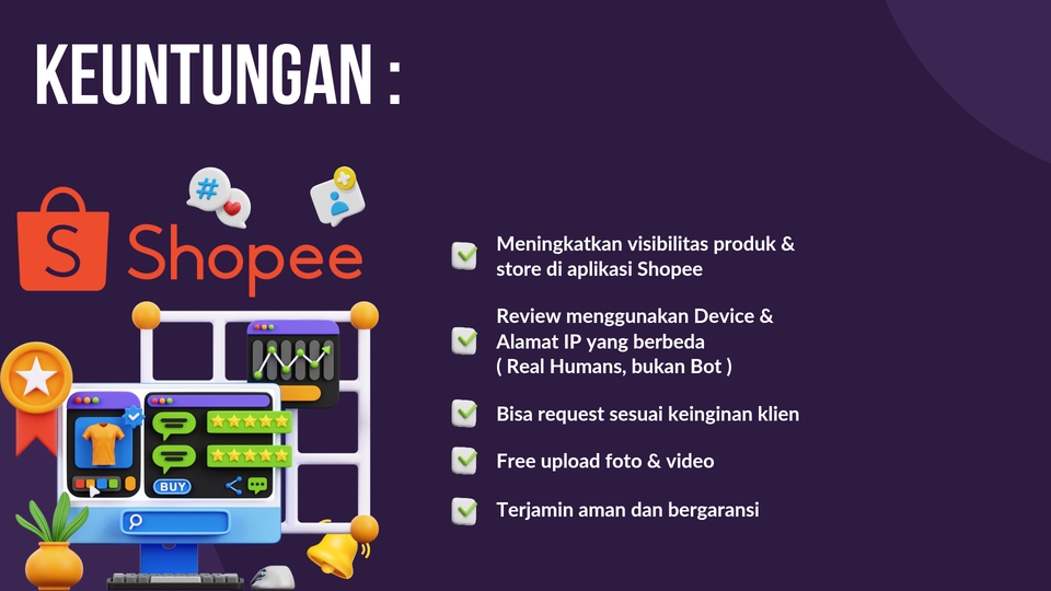 Memberi Review - JASA FAKE ORDER SHOPEE - Review dan Rating Marketplace - 2