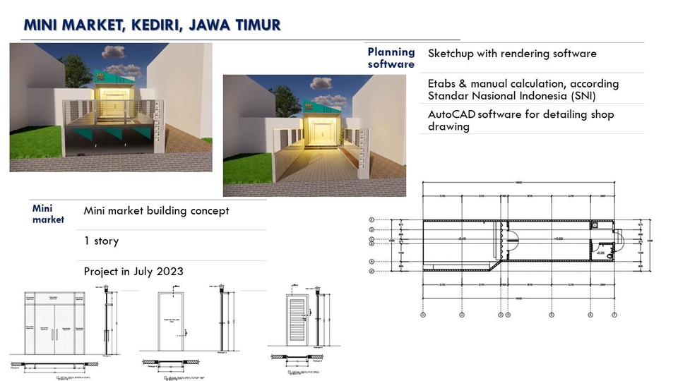 CAD Drawing - Jasa perhitungan struktur, RAB, DED dan arsitek 3D Rumah/Gedung - 18