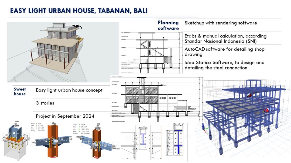 CAD Drawing - Jasa perhitungan struktur, RAB, DED dan arsitek 3D Rumah/Gedung - 11