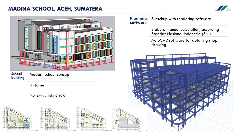 CAD Drawing - Jasa perhitungan struktur, RAB, DED dan arsitek 3D Rumah/Gedung - 4