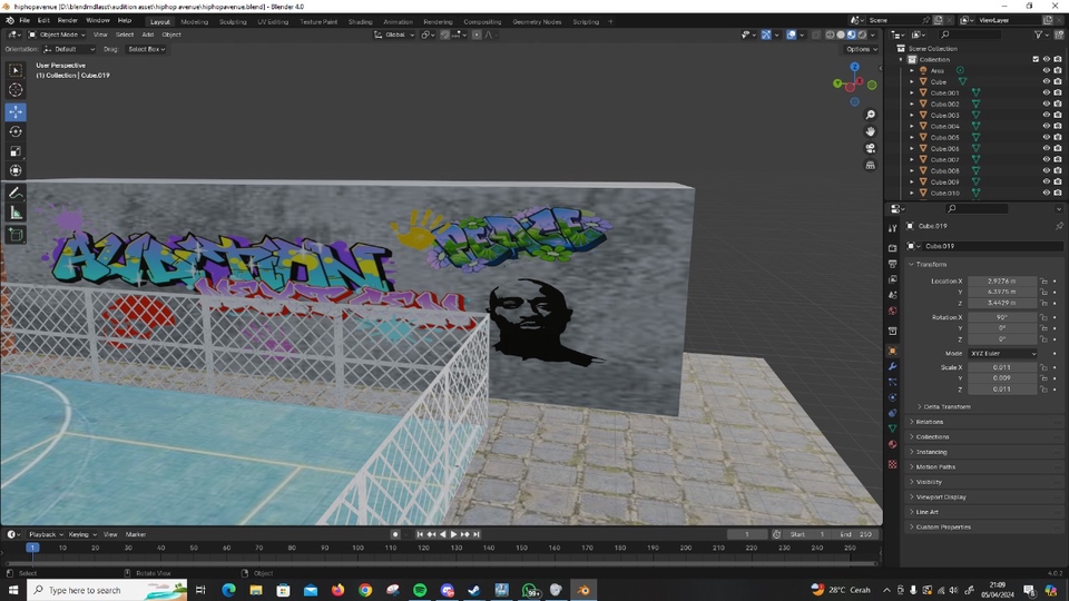 3D Model - Pembuatan 3D Model Lowpoly (Game) - 18