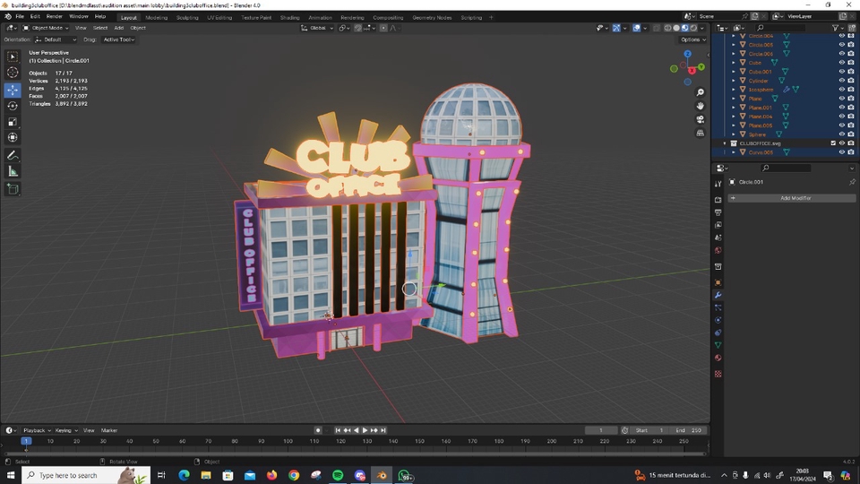 3D Model - Pembuatan 3D Model Lowpoly (Game) - 20