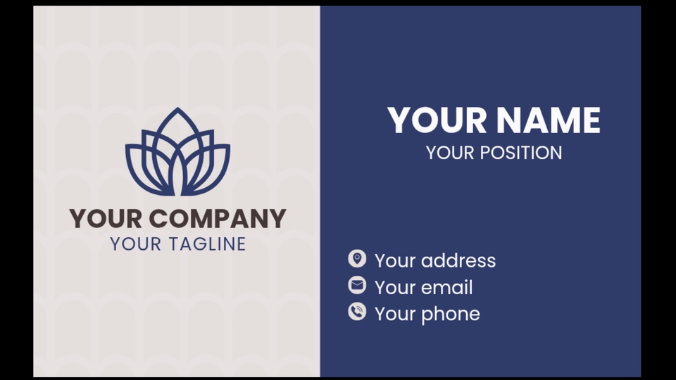 DESIGN KARTU NAMA