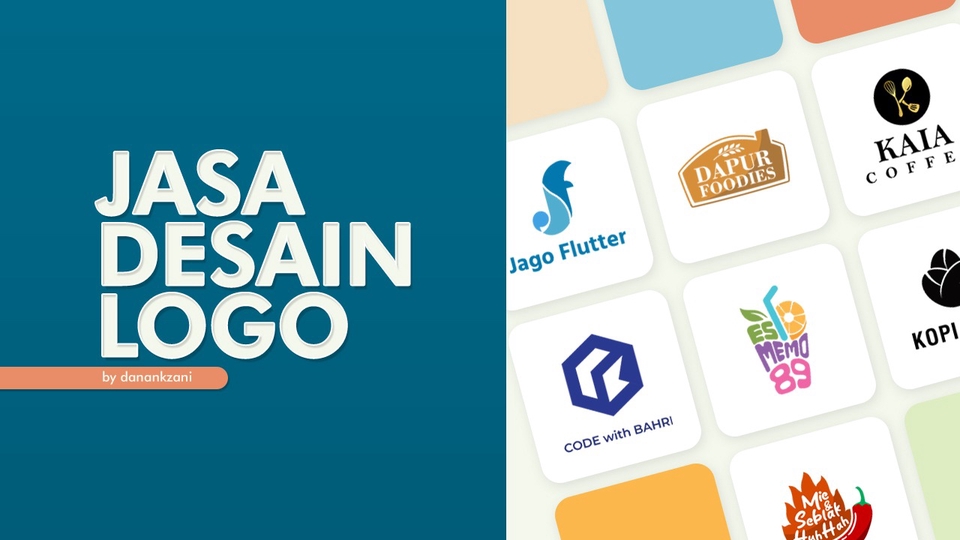 Jasa desain logo minimalis untuk UMKM atau Perusahaan