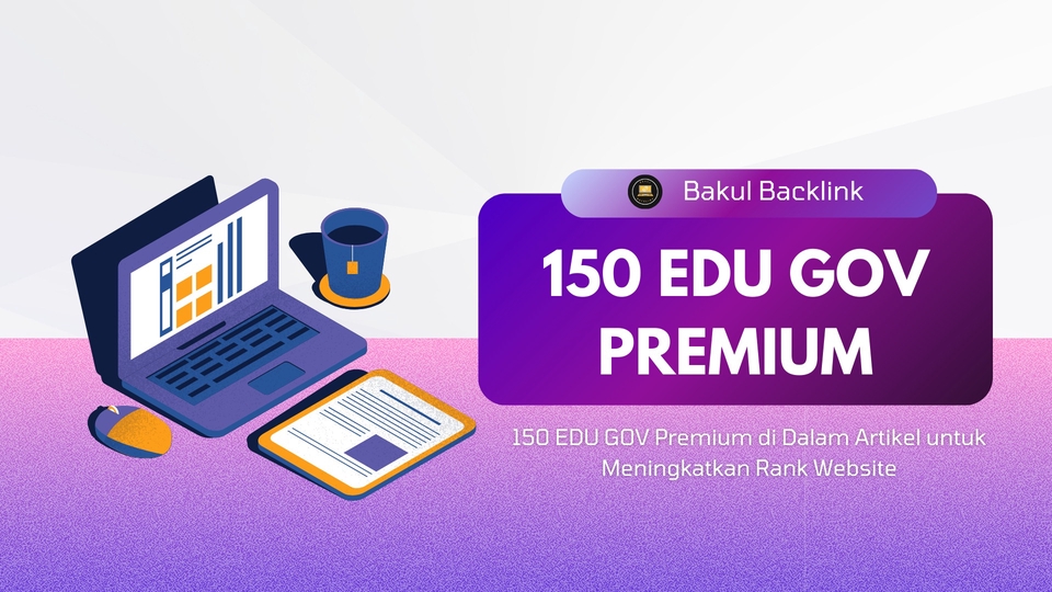 Jasa SEO Profesional, Terpercaya, dan Berkualitas - 150 EDU GOV Premium di Dalam Artikel untuk Meningkatkan Rank Website