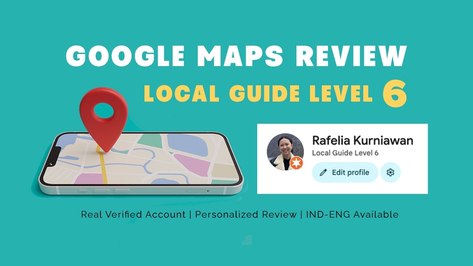 Jasa Pembuatan Google Maps Lokasi Bisnis Anda - Google Maps Review Service / Jasa Ulasan Google Maps [Local Guide Level 6]