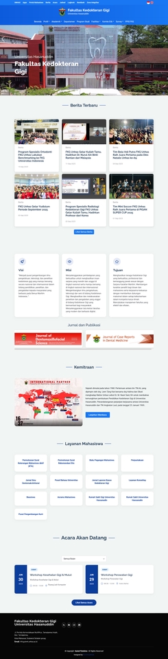 halaman beranda website