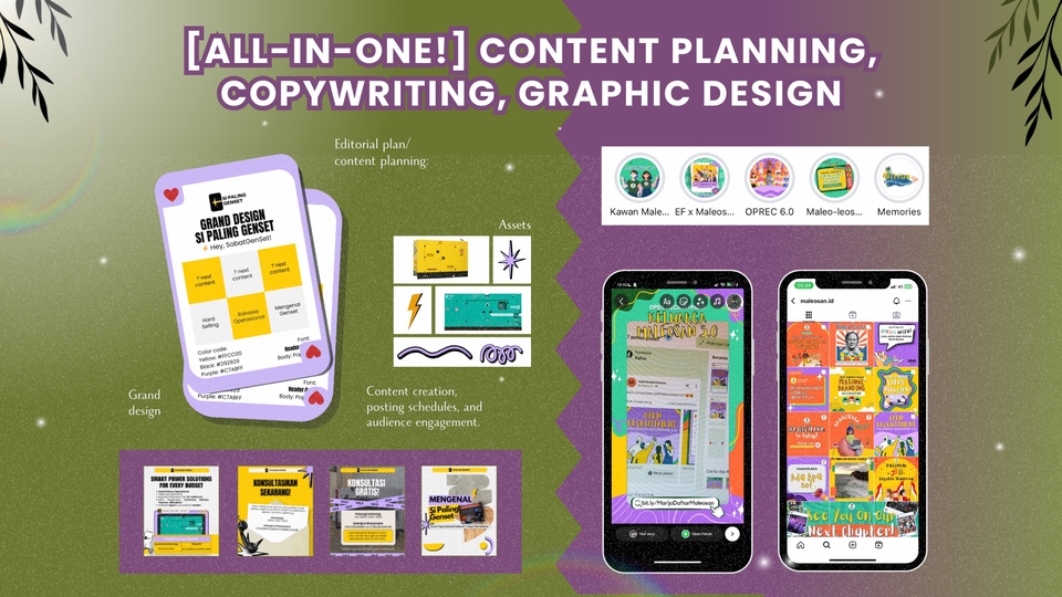 Jasa Digital Kreatif: Content Planning, Copywriting, Desain Sosial Media