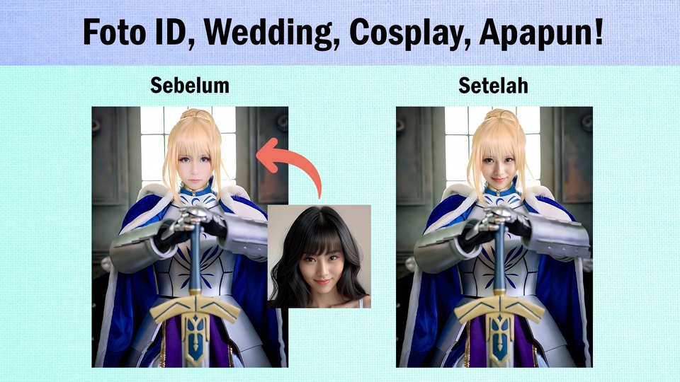 Edit Gambar & Photoshop - Edit Foto Ganti Wajah, Background, Warna, Manipulasi Photoshop, dll. - 2