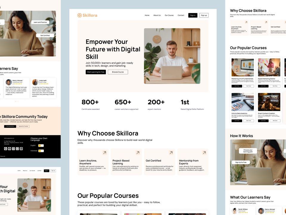 Desain Web - Desain Website Premium & Modern Menggunakan Figma - 5