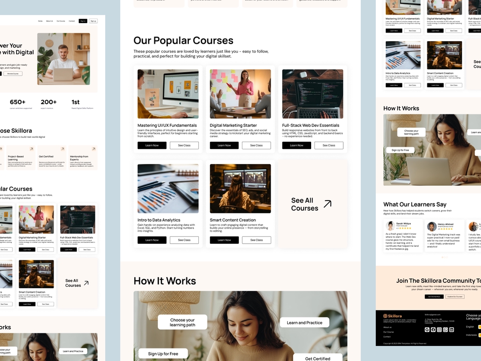 Desain Web - Desain Website Premium & Modern Menggunakan Figma - 7