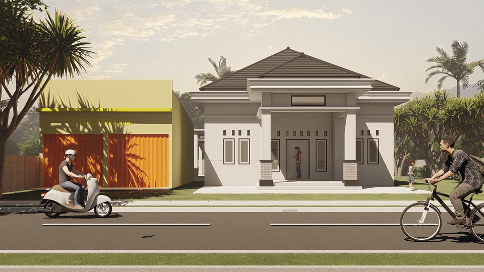 3D Model - Jasa Rendering 3D Realistis untuk Rumah & Bangunan - 2