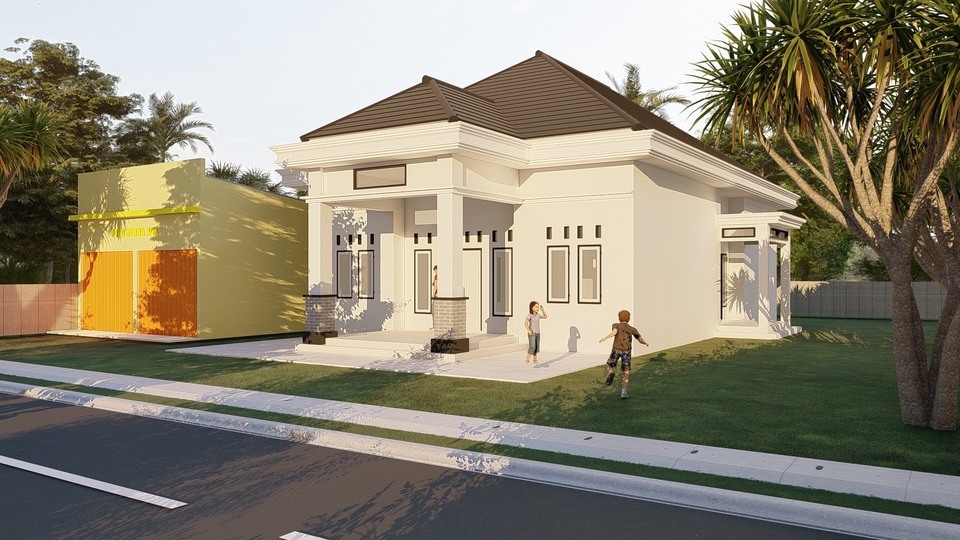 Jasa Desain 3D Rumah dan Produk dengan Visual Realistis - Jasa Rendering 3D Realistis untuk Rumah & Bangunan
