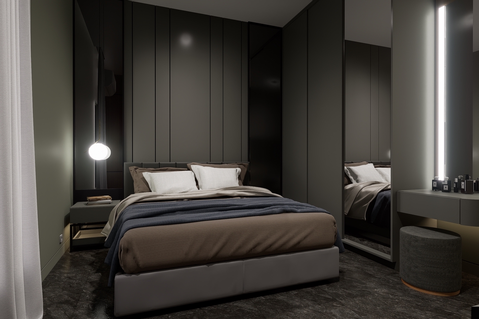 3D & Perspektif - Desain Interior Rumah, Apartment, Kantor, Retail, Cafe dan Booth - 3D, Rendering dan Konsultasi - 15