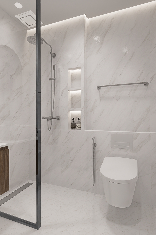 3D & Perspektif - Desain Interior Rumah, Apartment, Kantor, Retail, Cafe dan Booth - 3D, Rendering dan Konsultasi - 12