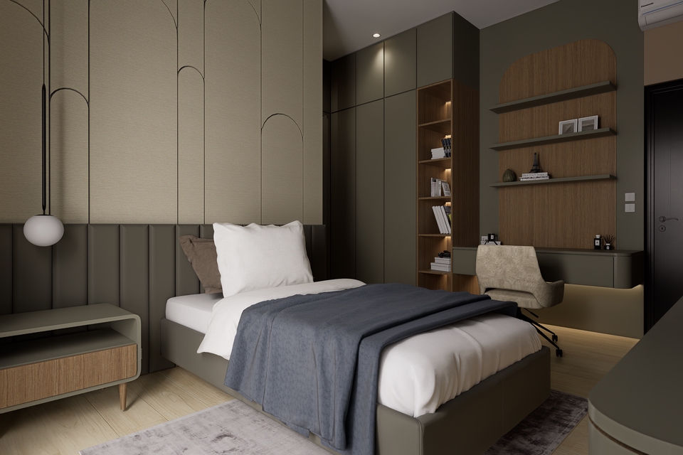 3D & Perspektif - Desain Interior Rumah, Apartment, Kantor, Retail, Cafe dan Booth - 3D, Rendering dan Konsultasi - 13