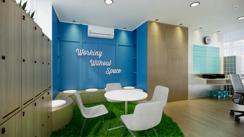 3D & Perspektif - Desain Interior Rumah, Apartment, Kantor, Retail, Cafe dan Booth - 3D, Rendering dan Konsultasi - 8