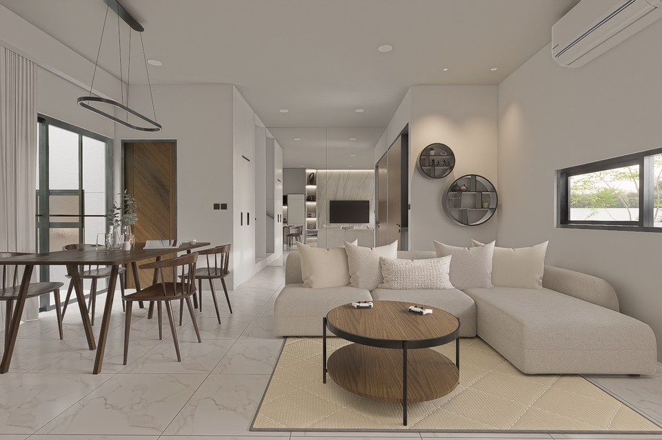 3D & Perspektif - Desain Interior Rumah, Apartment, Kantor, Retail, Cafe dan Booth - 3D, Rendering dan Konsultasi - 9