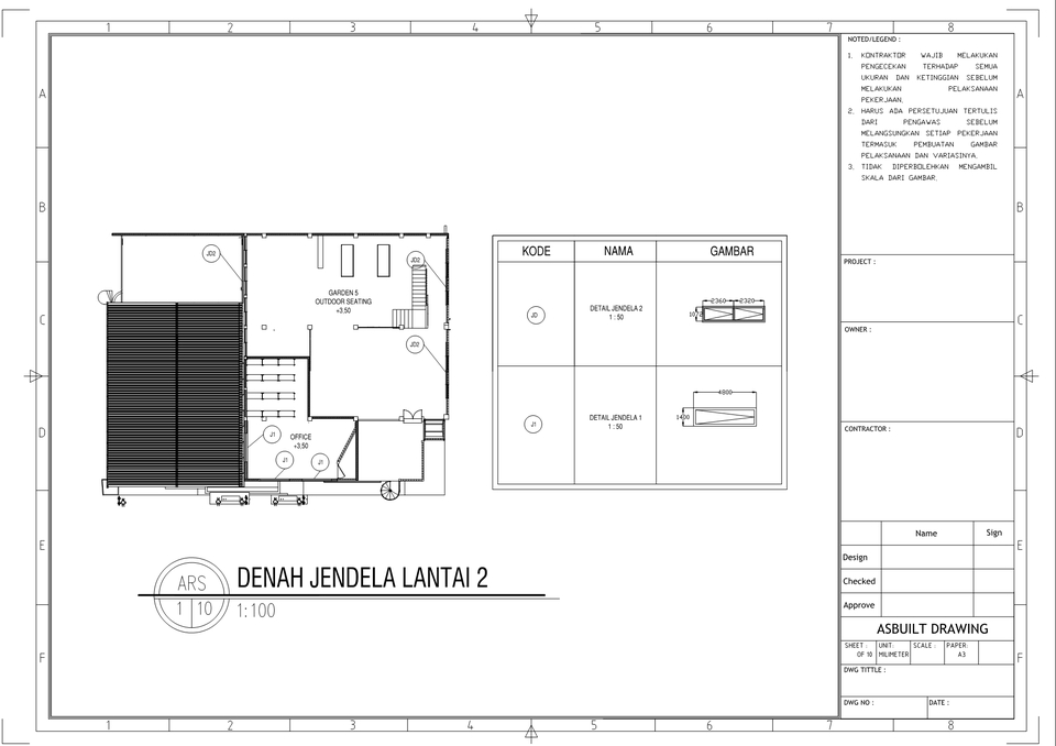 CAD Drawing - Gambar kerja (DED) atau Jasa design Arsitektur 2&3 Dimensi - 8