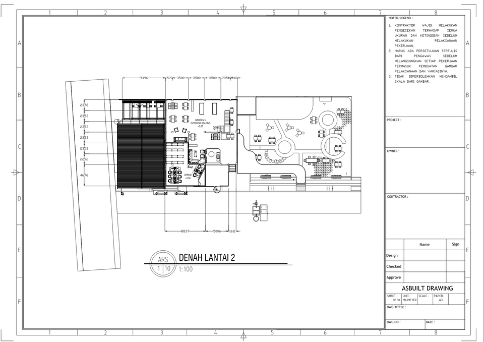 CAD Drawing - Gambar kerja (DED) atau Jasa design Arsitektur 2&3 Dimensi - 3