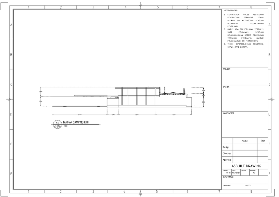 CAD Drawing - Gambar kerja (DED) atau Jasa design Arsitektur 2&3 Dimensi - 6
