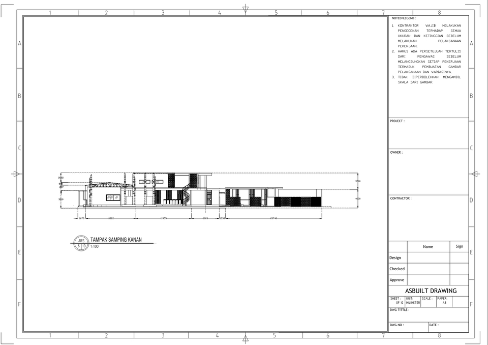 CAD Drawing - Gambar kerja (DED) atau Jasa design Arsitektur 2&3 Dimensi - 7