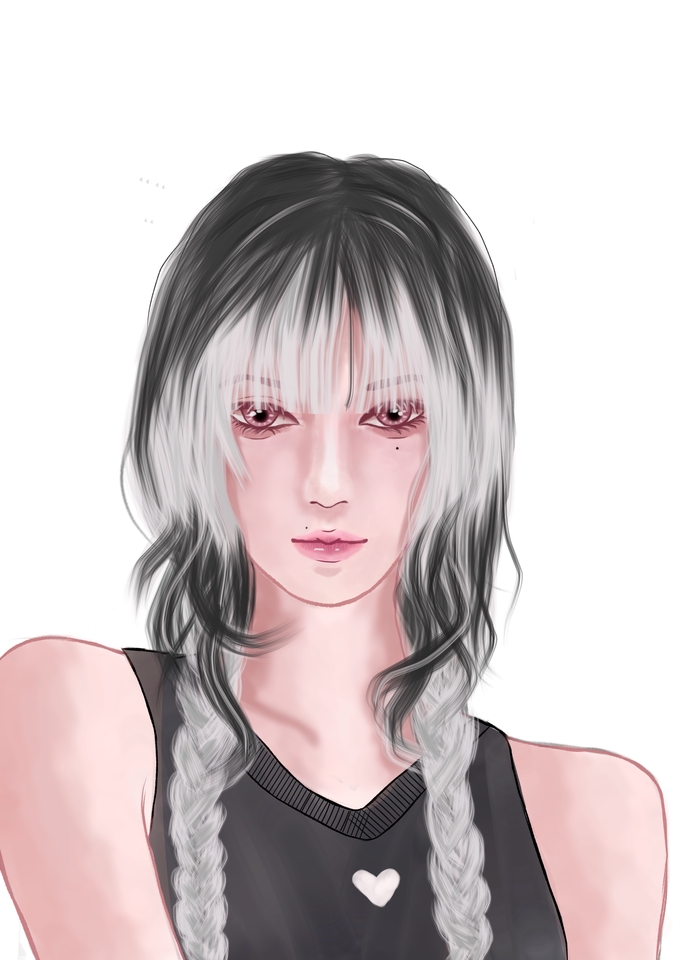 Ilustrasi perkenalan tokoh versi berwarna, tanpa background