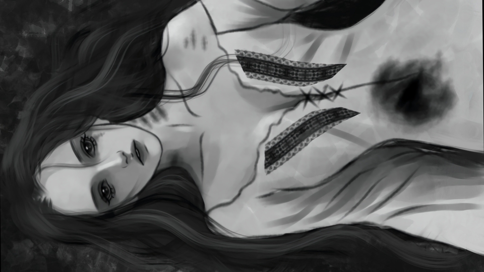 Ilustrasi novel 1 berjudul Crown of Thorns, Roseanne. Cerita kerajaan