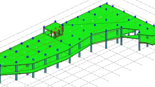 3D modelling Revit, analisis struktur sederhana