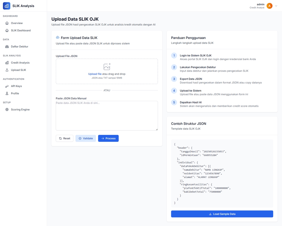 Web Development - Aplikasi SLIK Analyzer - 5