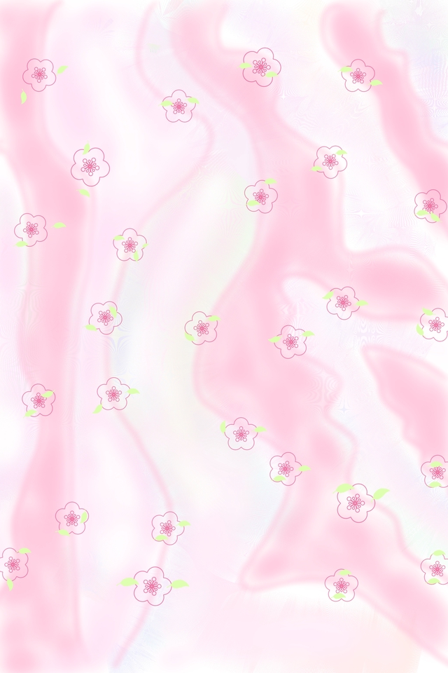 a pink pastel background with the little flower details