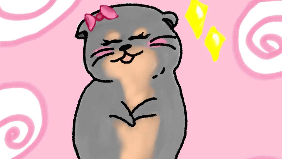 a cute female otter looks pretty and smile.