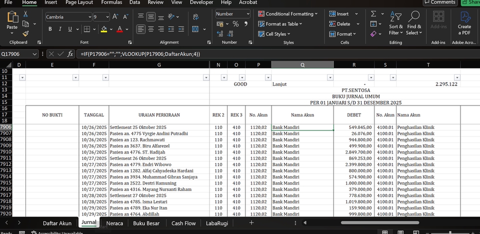 Akuntansi dan Keuangan - Laporan Keuangan Dari Mutasi Rekening Badan Usaha (PT & CV) - 6