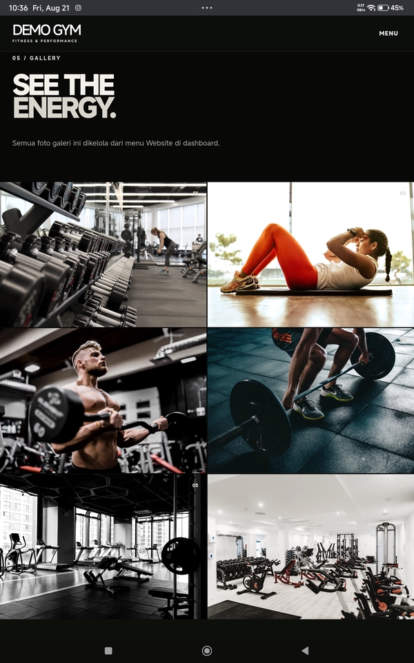 Web Development - Website Gym Profesional + Booking, Member Area, Admin Dashboard & CRM - 11